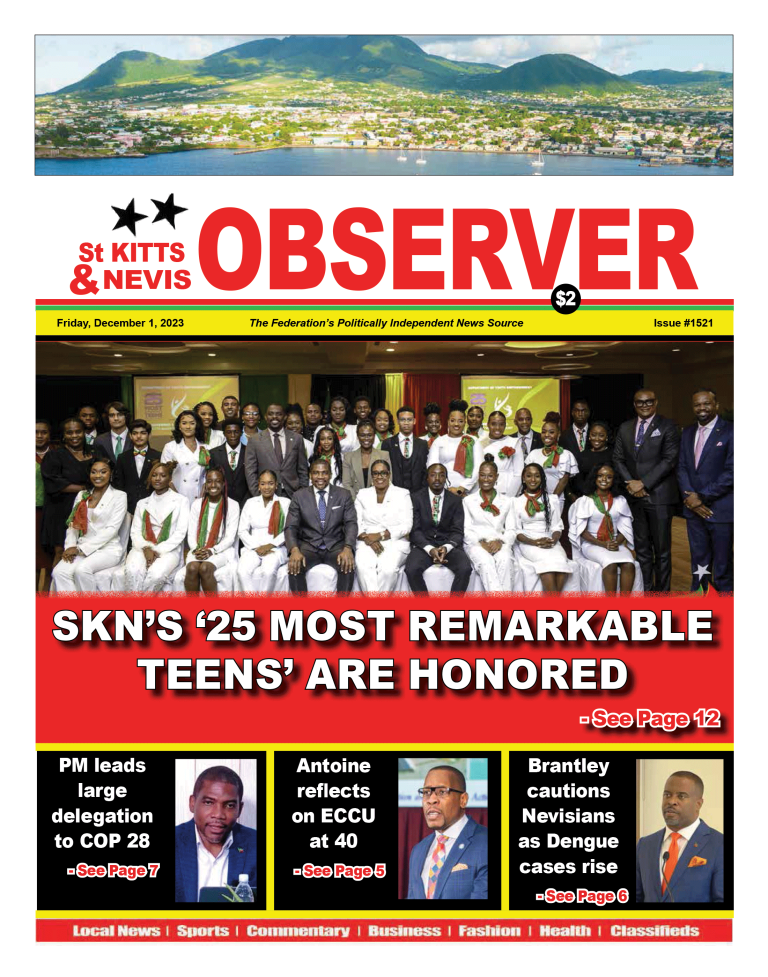 Newspaper Cover for 1st December, 2023