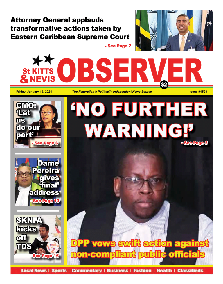 Newspaper Cover for 19th January, 2024