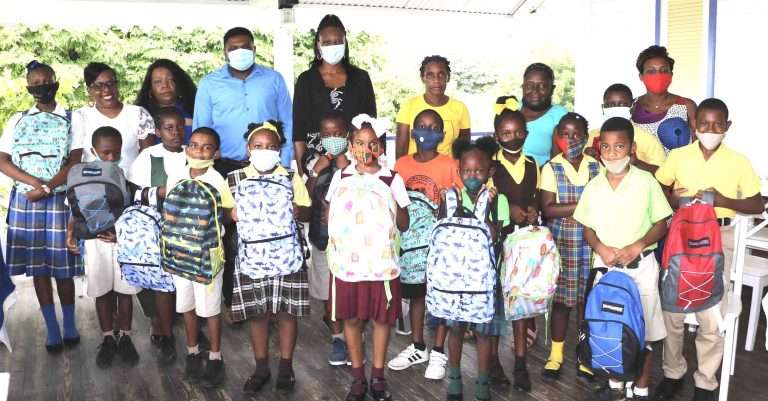 Nevis school students receive supplies from CCM’s Women’s Arm