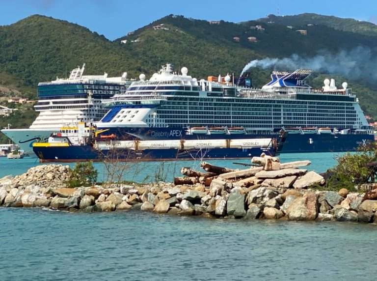 Cruise Ship Blowing Off Steam In Tortola Causes Concern.